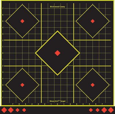 Targets Birchwood Casey Shoot N C B/C SHT-N-C SIGHT-IN TGT 5-17.75"